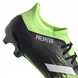 Botas de fútbol adidas Predator 20.3 L Fg verde y negro EH2922 5