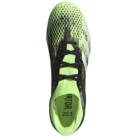 Botas de fútbol adidas Predator 20.3 L Fg verde y negro EH2922 1