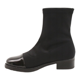 Botas sin cordones planas negras NC780 negro 5