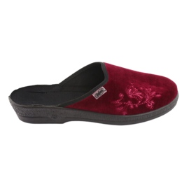 Pantuflas befado velour 219D427 pantuflas burdeos negro rojo multicolor 5 Pantuflas befado velour 219D427 pantuflas burdeos negro rojo multicolor 5
