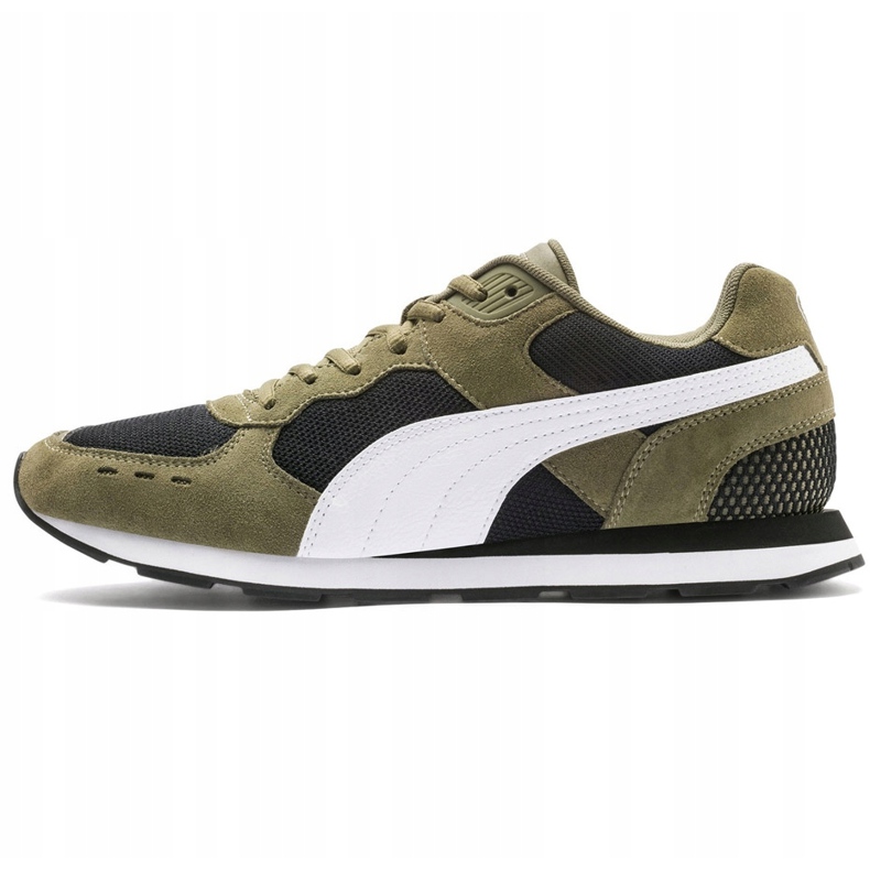 Zapatillas de hombres Puma Vista khaki negras 369365 08 negro caqui 1