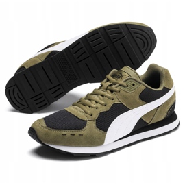 Zapatillas de hombres Puma Vista khaki negras 369365 08 negro caqui 2