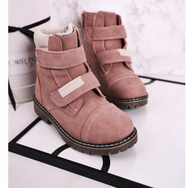 Apawwa Botas Trappers Infantiles Calentadas Con Piel Rosa Emma 1