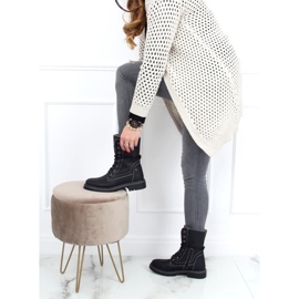 Trabajadores con cordones negros 4667 Negro 2