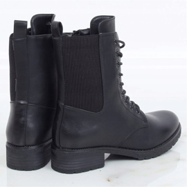 Trabajadores con cordones negros 6270 Black 1