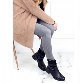 Botas militares negras de mujer 267 Negro 1 Botas militares negras de mujer 267 Negro 1