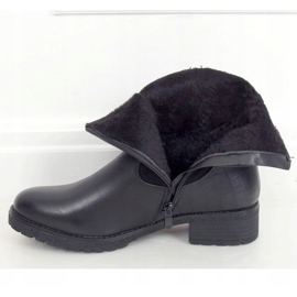 Botas militares negras de mujer 267 Negro 4