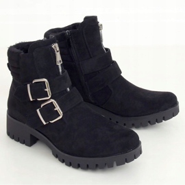 Negro XJ-30 Botas negras en el protector 3