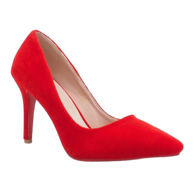 Tacones de terciopelo rojo de Francine 1