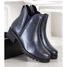 SDS Botines Chelsea azul marino 2