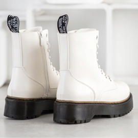 SHELOVET Botas calientes en la plataforma. blanco 1
