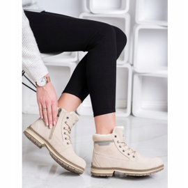 SANDIC Tramperos con piel de oveja beige 1