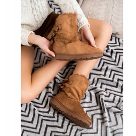 SHELOVET Mukluki de moda beige 3