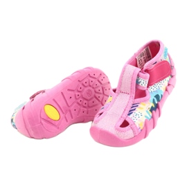 Calzado infantil befado 190P097 azul rosado plata amarillo 6