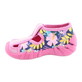 Calzado infantil befado 190P097 azul rosado plata amarillo 4