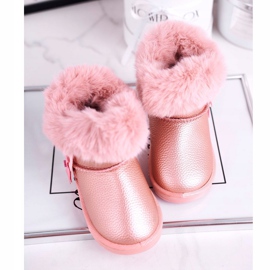 Apawwa Botas de nieve para niños Marella rosa cálido con pelo rosado 3 Apawwa Botas de nieve para niños Marella rosa cálido con pelo rosado 3