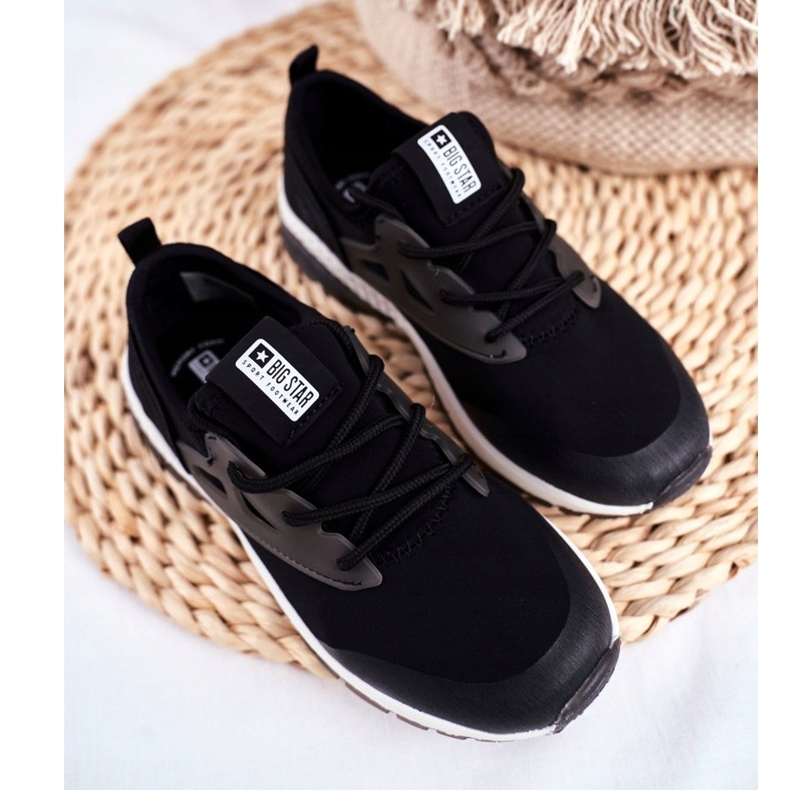 Black Children's Sports Shoes FF374147 Big Star negro 5