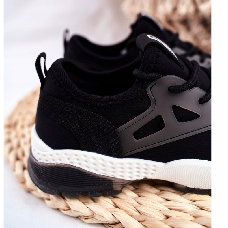 Black Children's Sports Shoes FF374147 Big Star negro 4