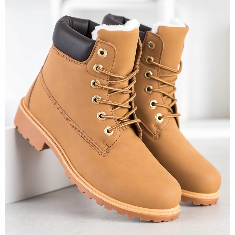 SHELOVET Tramperos casuales marrón 2