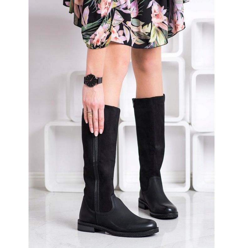 Super Me Botas casuales negro 1