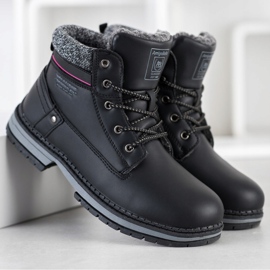 Arrigo Bello Botas atadas con calentamiento negro 3