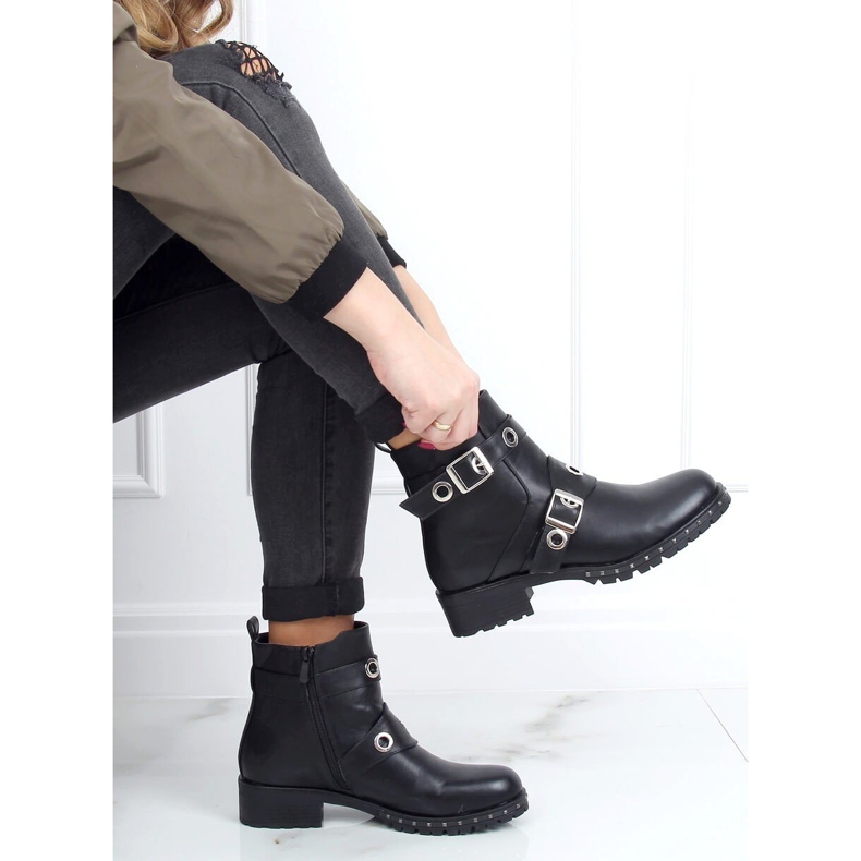 Botas militares negras X581 Black negro 2
