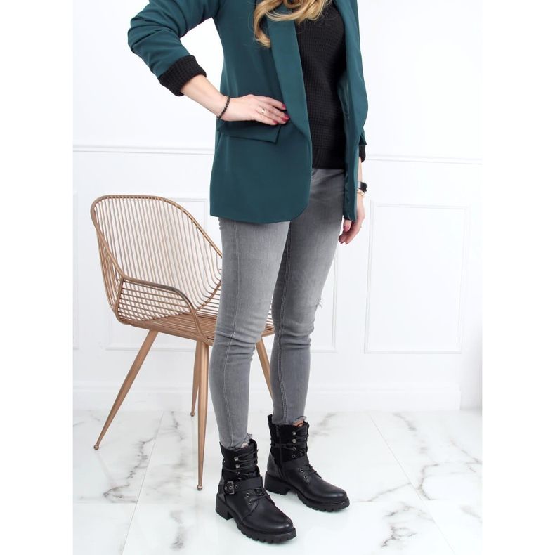 Botas de trabajo negras 1215-PA Black negro 1