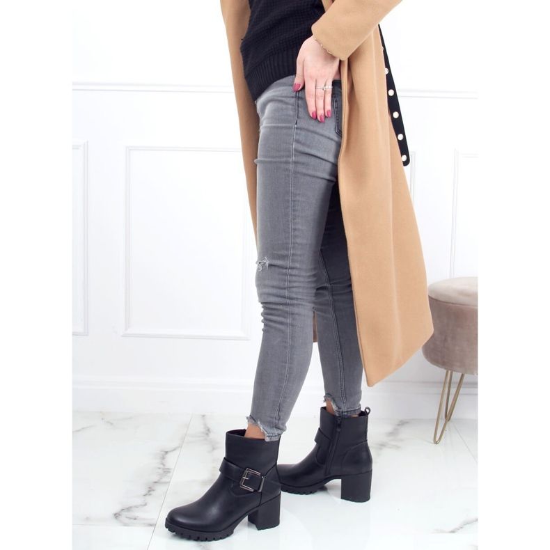 Botas negras de tacón 7956-GA Black negro 2 Botas negras de tacón 7956-GA Black negro 2