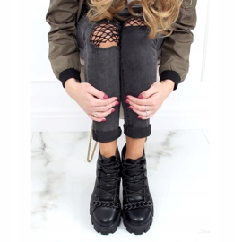 Botas negras de suela alta NC1106 Black negro 2