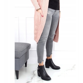 Botas negras de tacón bajo J101 Black negro 1 Botas negras de tacón bajo J101 Black negro 1