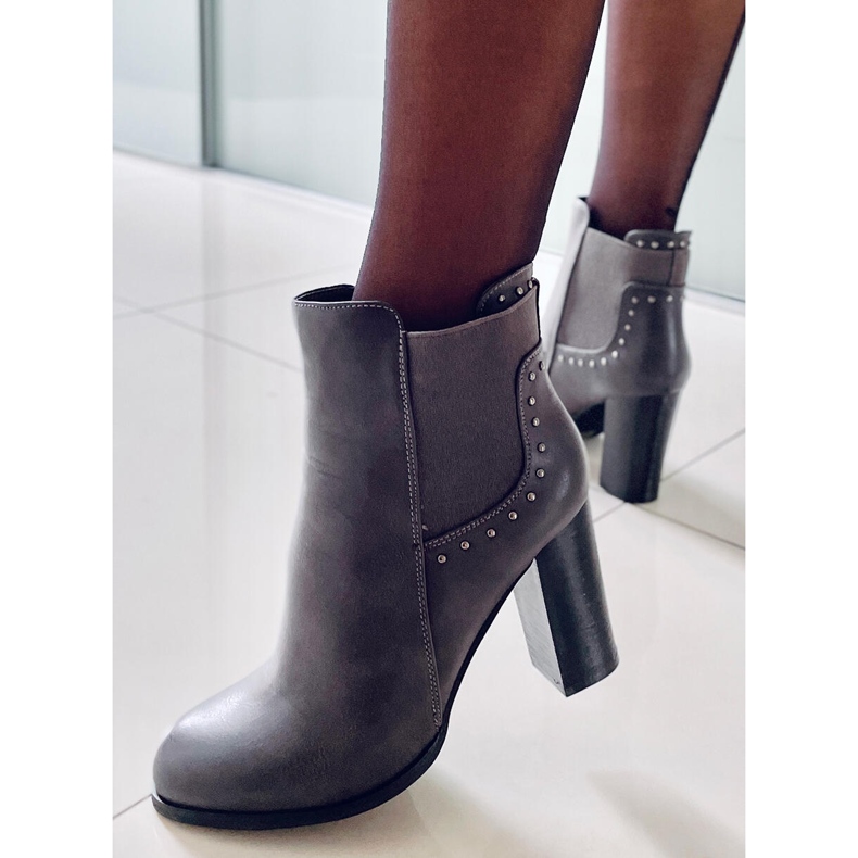 Tacones altos gris clásico gris 88097 gris 1