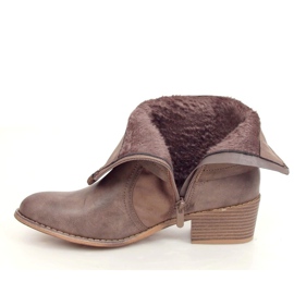 Botas beis de mujer Z1122 Khaki beige 4