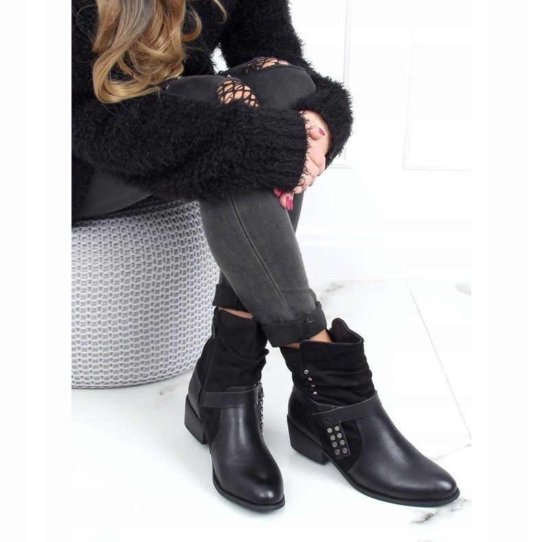 Botas de mujer negras Z1122 Black negro 1
