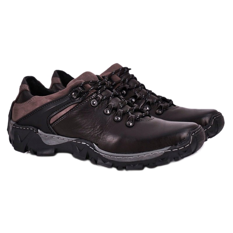 Bednarek Polish Shoes Zapatos de trekking en piel para hombre Bednarek Black negro 2 Bednarek Polish Shoes Zapatos de trekking en piel para hombre Bednarek Black negro 2