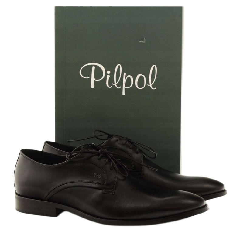 Zapatos de hombre clásicos Pilpol 1329 negro 4