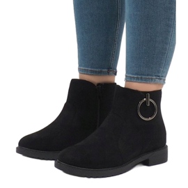 Botas negras de ante con aislamiento X-36 negro 2