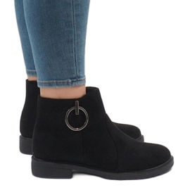 Botas negras de ante con aislamiento X-36 negro 4