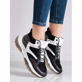 SHELOVET Zapatillas Casual blanco negro gris 1