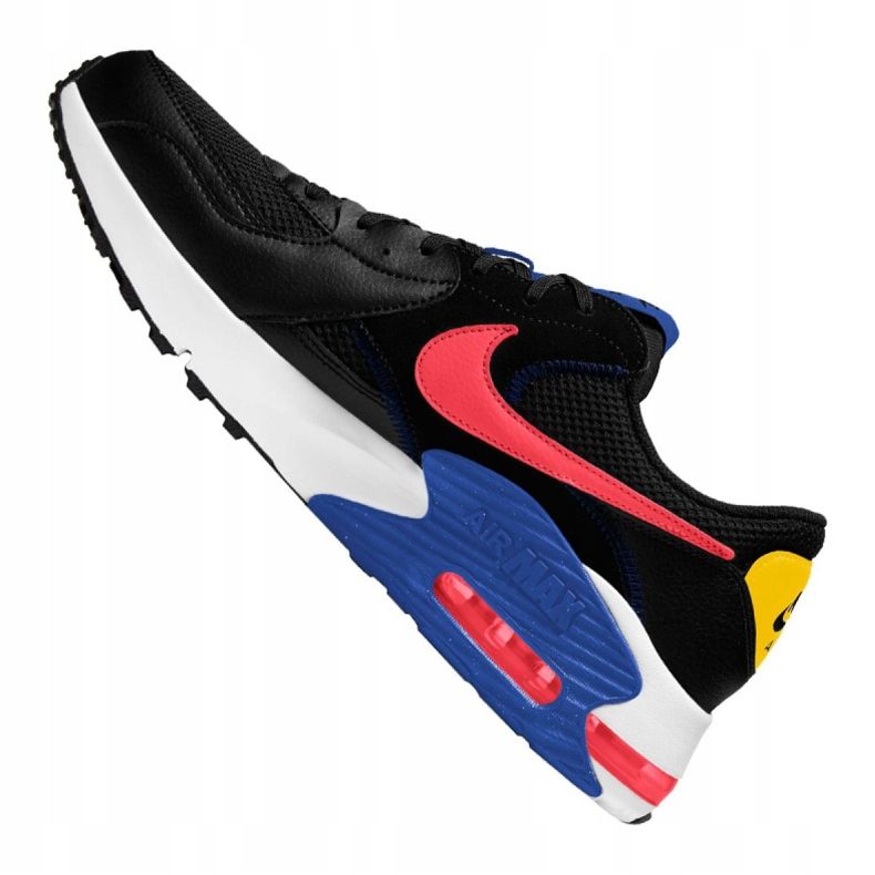 Calzado Nike Air Max Excee M CD4165-008 negro rojo amarillo 1