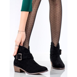 SHELOVET Botas con estilo con hebilla negro 2 SHELOVET Botas con estilo con hebilla negro 2