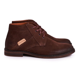 Botas de cuero para hombre Bednarek Brown Boots marrón 1
