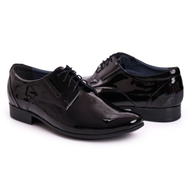 Bednarek Polish Shoes Pantuflas Bednarek de Hombre Piel Lacada Negra negro 4
