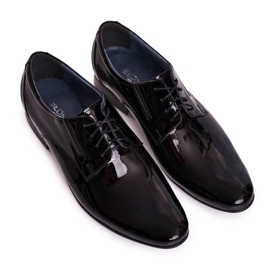 Bednarek Polish Shoes Pantuflas Bednarek de Hombre Piel Lacada Negra negro 5
