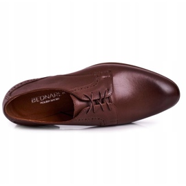 Bednarek Polish Shoes Mocasines Hombre Piel Con Suela Ligera Bednarek Marrón Oscuro 3