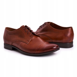 Bednarek Polish Shoes Pantuflas Bednarek de cuero marrón para hombre 4