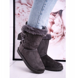 Botas de nieve para mujer con pelo forrado con pelo gris Kaylee 2 Botas de nieve para mujer con pelo forrado con pelo gris Kaylee 2