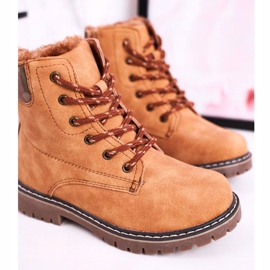 Apawwa Botas para niños Trappers Warmed With Fur Camel London beige marrón 2