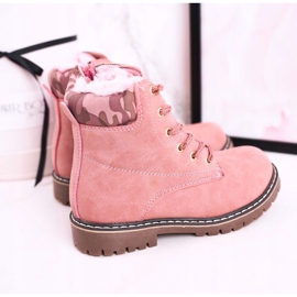 Apawwa Botas para niños Trappers Warmed With Fur Pink London rosado 5