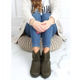 Botas de nieve para mujer verde HX-038 Verde 3