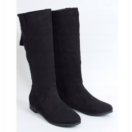 Botas planas de mujer negras ST-01P Black negro 1